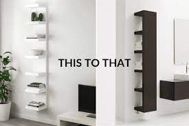 Ikea Hackers Clever Ideas And Hacks For Your Ikea 27 Stilvolle Ikea Hacks Die Dein Zuhause Total Fanc Ikea Wall Shelves Ikea Lack Wall Shelf Ikea Lack Shelves