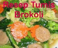 Resep Tumis Brokoli Cooking Food Cuisine