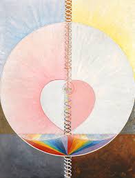 Atom on the ether plane is in constant change. The Dove No 01 Painting By Hilma Af Klint