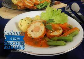 😁 tapi setelah dikukus gak usah. Bumbu Mengolah Galantine Sosis Saus Asam Manis Sempurna