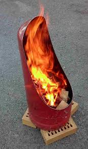 How To Make A Firepit From An Old Gas Bottle Metallfeuerstelle Propan Feuerstellen Feuerstelle Ring
