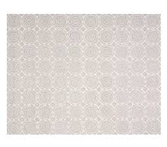 Shop rug from pottery barn teen. Sweet Flower Rug Gray Patterned Rugs Pottery Barn Kids