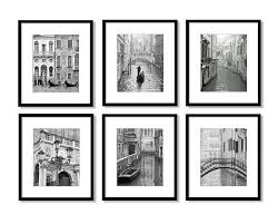 Large Black And White Framed Prints Uk Venice Italy Travel Decor Set Of 6 Prints Black And White Etsy Vertical Wall Art Gallery Wall Prints Gallery Wall