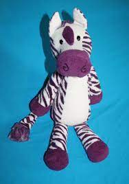 Circo Zebra 17 Purple White Floppy Plush Target 2012 Stuffed Animal Soft Toy Soft Toy Animals Soft Toy Plush