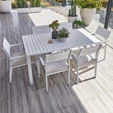 Check spelling or type a new query. New 6 Seater Kos Aluminium Outdoor Dining Table Set Ebay