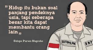 Bersedih Jokowi Sebar Kata Kata Bijak Sutopo Purwo Nugroho Bnpb Ini
