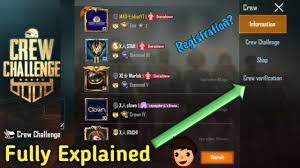 How To Play Crew Challenge In Season 12 Complete Crew Verification Step By Idiotgaming Youtube