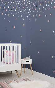Falling Blue Stars Wallpaper Mural Hovia Uk Kids Bedroom Wallpaper Kids Bedroom Decor Kid Room Decor