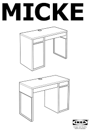 In this very detailed video i show you how to unpack and assemble the ikea micke drawer unit, which is the companion to the micke desk. Ikea Micke Assembly Instructions Manual Pdf Download Manualslib