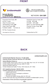 Example card with trip delay insurance this type of credit card insurance covers expenses incurred when you have to cancel or return home from a trip unexpectedly due to an emergency. New Id Numbers And Cards For Ghi Ppo City Of Ny Members Coming In July Emblemhealth