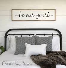 Guest Room Decor Be Our Guest Sign Framed Sign Home Wall Etsy Guest Room Decor Wall Decor Bedroom Home Decor Bedroom