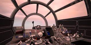 Mf Cockpit Millennium Falcon Millennium Star Wars