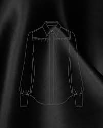 Nombreux choix de chemisiers en soie pour femme sur witt international. Chemisiers Femme Haut De Gamme Noir En Satin De Soie Berangere V