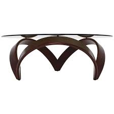 Glass coffee tables are inherently contemporary while wood coffee tables fit traditional, rustic and transitional themes. Mid Century Modern Beech Glass Vintage Coffee Table 1970s For Sale At 1stdibs