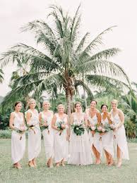 All White Bridesmaids Dresses All White Bridal Party Tropical Wedding Bridesmaid Dress Ideas Tropical Wedding Brid In 2020 Resort Wedding Wedding Jamaica Wedding
