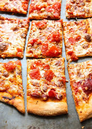 Copycat Domino S Thin Crust Pizza Recipe Layers Of Happiness Thin Crust Pizza Recipes Dominos Thin Crust Pizza Thin Crust Pizza