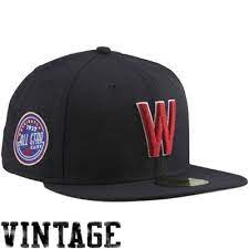 New Era Washington Senators 1937 Cooperstown All Star Patch 59fifty Fitted Hat Navy Blue Fitted Hats All Star New Era