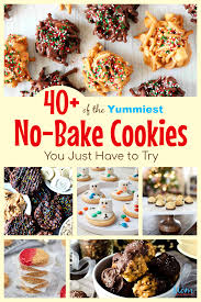 40 Of The Yummiest No Bake Cookies You Just Have To Try In 2020 Yummy Cookies Cookie Recipes Baking