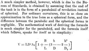 measuring water in a tank the math doctors