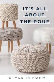 Poufs Comfortable Enough To Sit On Durable And Versatile Enough To Use As A Footrest Or Side Table Our Boh Decoracao Almofadas Bordadas Decoracao De Quarto