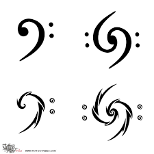 Tattoo Of Bass Cleff Music Tattoo Tattootribes Com Music Tattoo Designs Music Tattoo Key Tattoo Designs