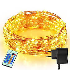 Guirlande Lumineuse A Telecommande Guirlande Etanche En Cuivre 20m Avec 200 Led Et Prise Innoolight 5v 1 Guirlande Lumineuse Decoration Jardin Decoration
