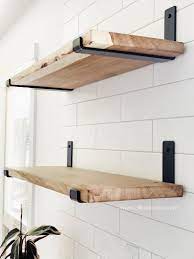 metal shelf brackets for floating shelves as seen in becki owens diy wood wooden home sideboard