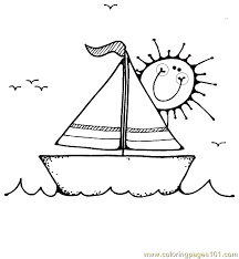 Easy coloring page of battle ship. Boat Coloring Page 16 Coloring Page For Kids Free Water Transport Printable Coloring Pages Online For Kids Coloringpages101 Com Coloring Pages For Kids