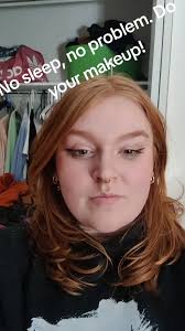 Bug chilling with pregnancy insomnia ☺️ #ginger #pregnant #redhead  #redheadwithtattoos #makeup #makeupartist #insomnia #pregnancytiktok  #pregnancyinsomnia #frostymakeup #alternativegirl