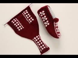 Iki Sisle Cicek Desenli Carik Patik Yapilisi Ceyizlik Kolay Patik Modelleri Istek Model Youtube Carik Crochet Socks Sock Knitting Patterns Crochet