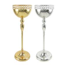 Shop metal decorative bowls and other metal bowls and baskets from top sellers around the world at 1stdibs. Luxury Crystal Bead Trim Metal Bowl Flower Vase Riser Decorative Centerpiece 26 5in Overstock 32767179