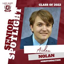 Today's LMP Class of 2022 #SeniorShoutout goes to Aiden Nolan.  Congratulations, Aiden! . . . #lmpclassof2022 #gogriffins #griffinnation