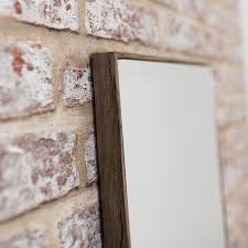 Your aesthetic still matters when it comes to choosing the right style (and color) mirror for your home. Full Length Wall Mirror With Dark Wood Frame 31cm X 121cm