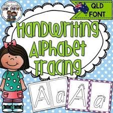 Qld Beginners Font Alphabet Tracing Sheets Tracing Sheets Alphabet Tracing Fonts Alphabet