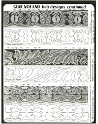 Are the tandy gun belt and holster patterns authentic? Very Different Carving Pattern For Western Belts Leather Tooling Patterns Leather Working Patterns Leather Craft Patterns