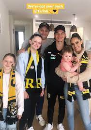 Afl coach reveals what caused his star players to get involved in a nightclub brawl that left one with a shai bolton, 22, and teammate daniel rioli, 24, were involved in an altercation rioli was punched after confronting the patron and suffered a cut under his eye Brendan Fevola And Family Support Richmond Tigers Star Daniel Rioli In Afl Grand Final Express Digest