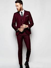 Black And Burgundy Suit Mens Slim Fit Burgundy Maroon Tuxedo Burgundy Suit Groom Suit Wedding Suits Men Black