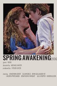 Spring Awakening By Cari In 2020 Spring Awakening Musical Theatre Minimalist Poster