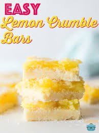 3 Ingredient Lemon Crumble Bars The Country Cook Recipe Lemon Bars Easy Cake Mix Recipes Lemon Cake Mix Recipe
