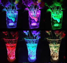 4pcs Remote Controlled Rgb Submersible Led Lights Aaa Battery Operated Led Decorative Lights For Submersible Led Lights Underwater Led Lights Vase With Lights
