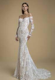 Off The Shoulder Long Sleeve Sequin Sheath Wedding Dress Kleinfeld Bridal Wedding Dresses Kleinfeld Long Sleeve Wedding Dress Lace Wedding Dress Sleeves