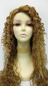 Peluca rubia caramelo
