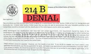 Sending rejection letters to applicants will make you look that you are doing your job as a hiring manager. 214b Refusal B1 B2 F1 Rejection How To Re Apply Usa