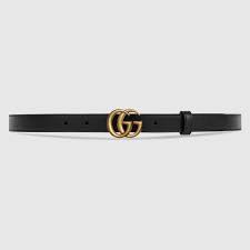 Cintura In Pelle Con Fibbia Doppia G Donna 2 Cm Gucci Ch