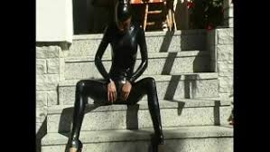 Wet latex fun with marenka. Outdoor Rubber Doll Clip