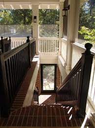 Enclosed Porch Staircase Design Ideas Pictures Remodel And Decor Porch Stairs Staircase Design Staircase