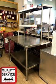 Commercial Stainless Steel Work Table With Drawers Shelves 48 X 30 48x30 Stainless Steel Work Table Commercial Kitchen Equipment Commercial Kitchen