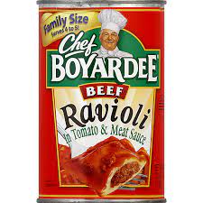 The sauce is no longer meat sauce. Chef Boyardee Beef Ravioli In Tomato Meat Sauce 40 Oz Can Canned Pasta Ingles Markets