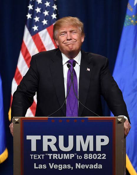 Donald Trump just made funny faces with a water bottle and yelled 'It's Rubio!' | The Week