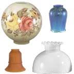 Handblown clear chimney with 3 in. Glass Lamp Shades And Light Globes B P Lamp Supply